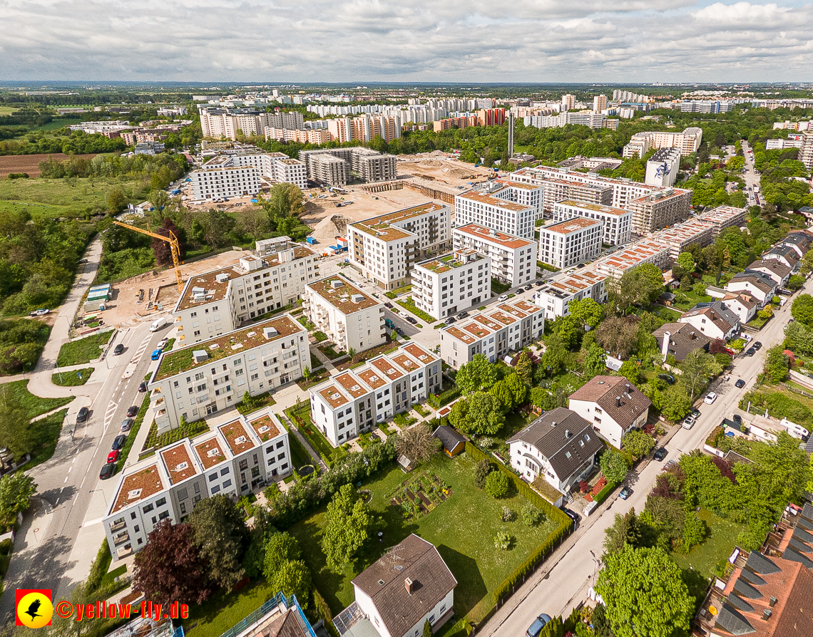 17.05.2023 - Baustelle Alexisquartier und Pandion Verde in Neuperlach